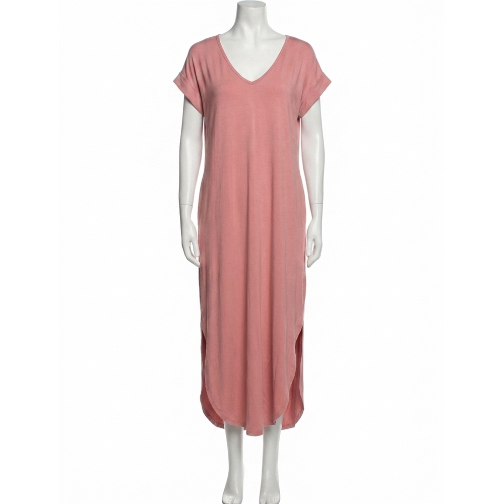 NEW ENTRO everyday pocket maxi dress in dusty rose